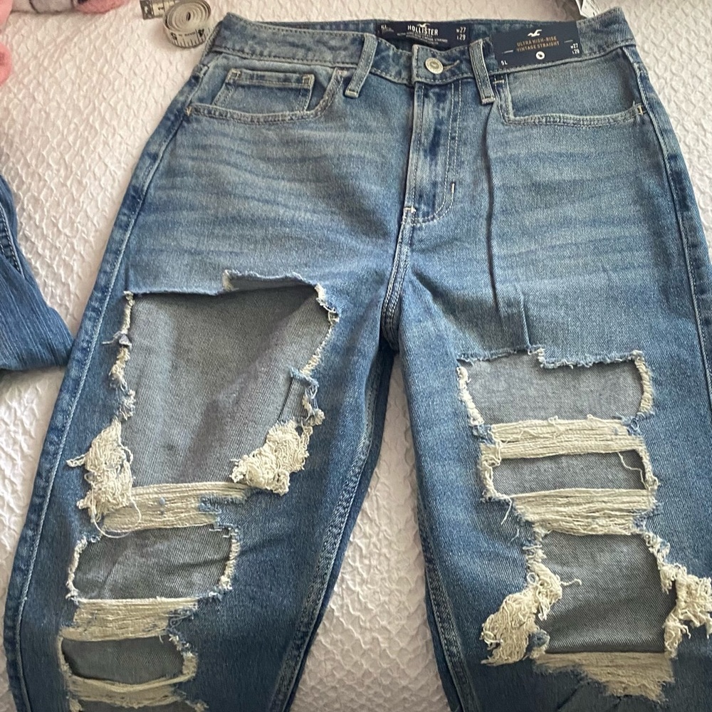 Hollister ultra rise vintage straight brand new